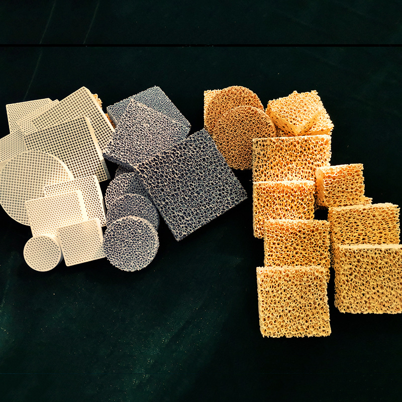 陶瓷过滤片 过滤器 过滤网 泡沫陶瓷 铸造滤渣 滤渣片 陶瓷过滤块