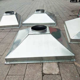 商用镀锌板排烟罩饭店厨房不锈钢油烟罩强力吸油烟机白铁皮吸烟罩