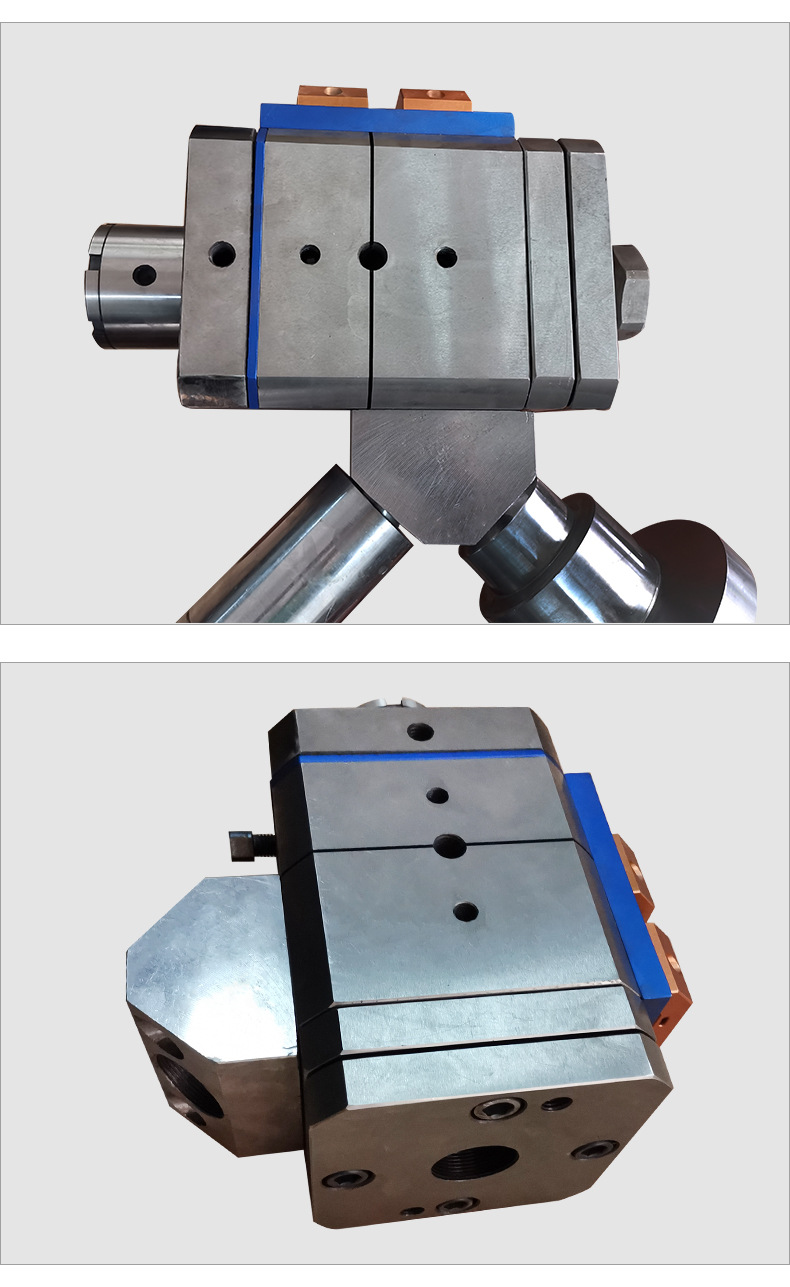 双层共挤微调u30机头 电线电缆挤出机机头 线材挤出模具设备定制