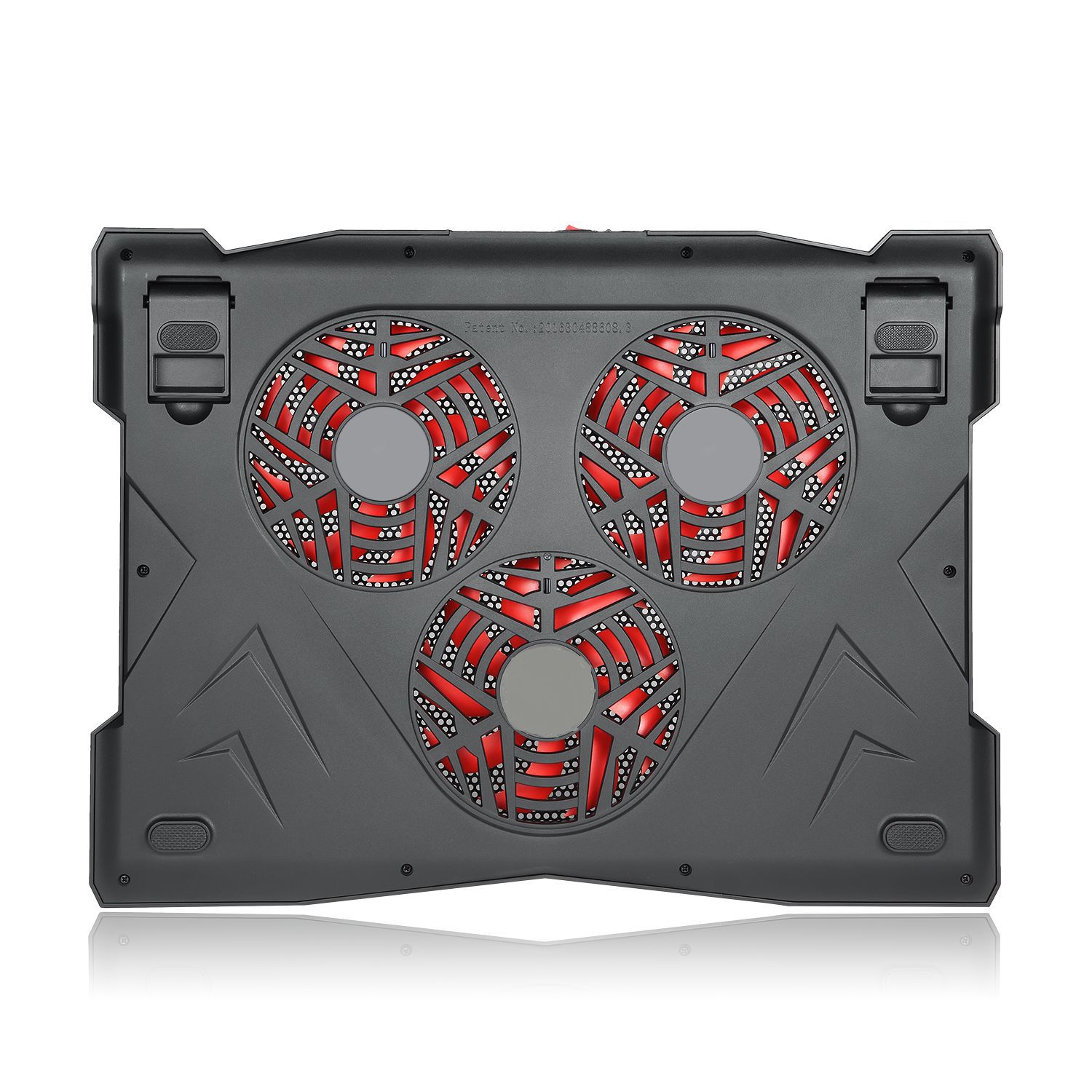 新品k10 笔记本电脑散热器 散热底座 17寸 3风扇塑料 游戏本散热