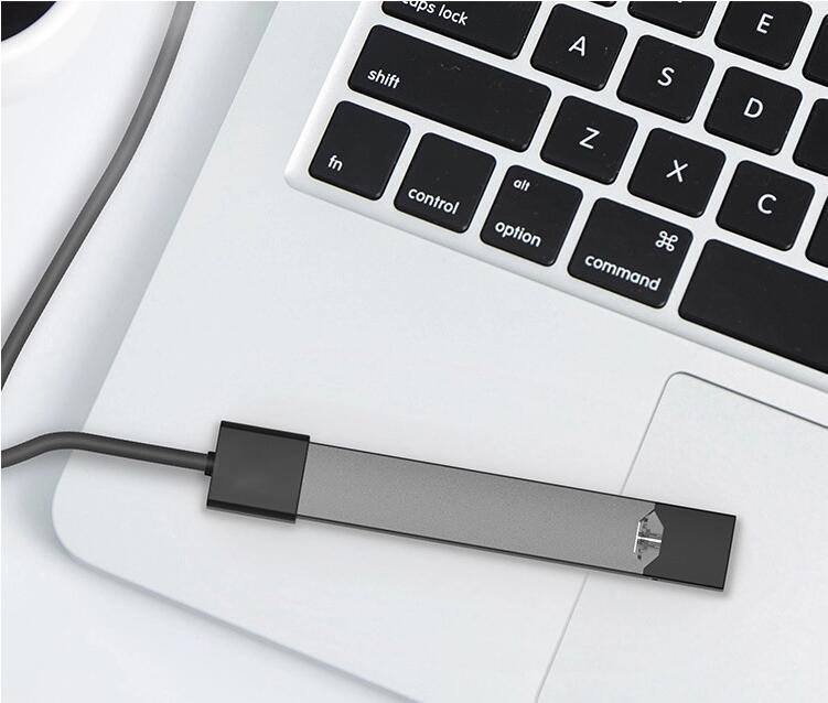 磁吸数据线充电器 欧美电子烟配件扁烟充电线jull电子烟充电线