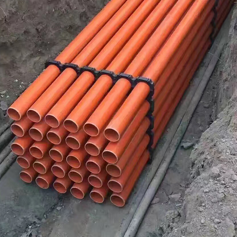 pvc埋地电力管 高压电缆穿线保护管 工程建筑绝缘电力电缆管