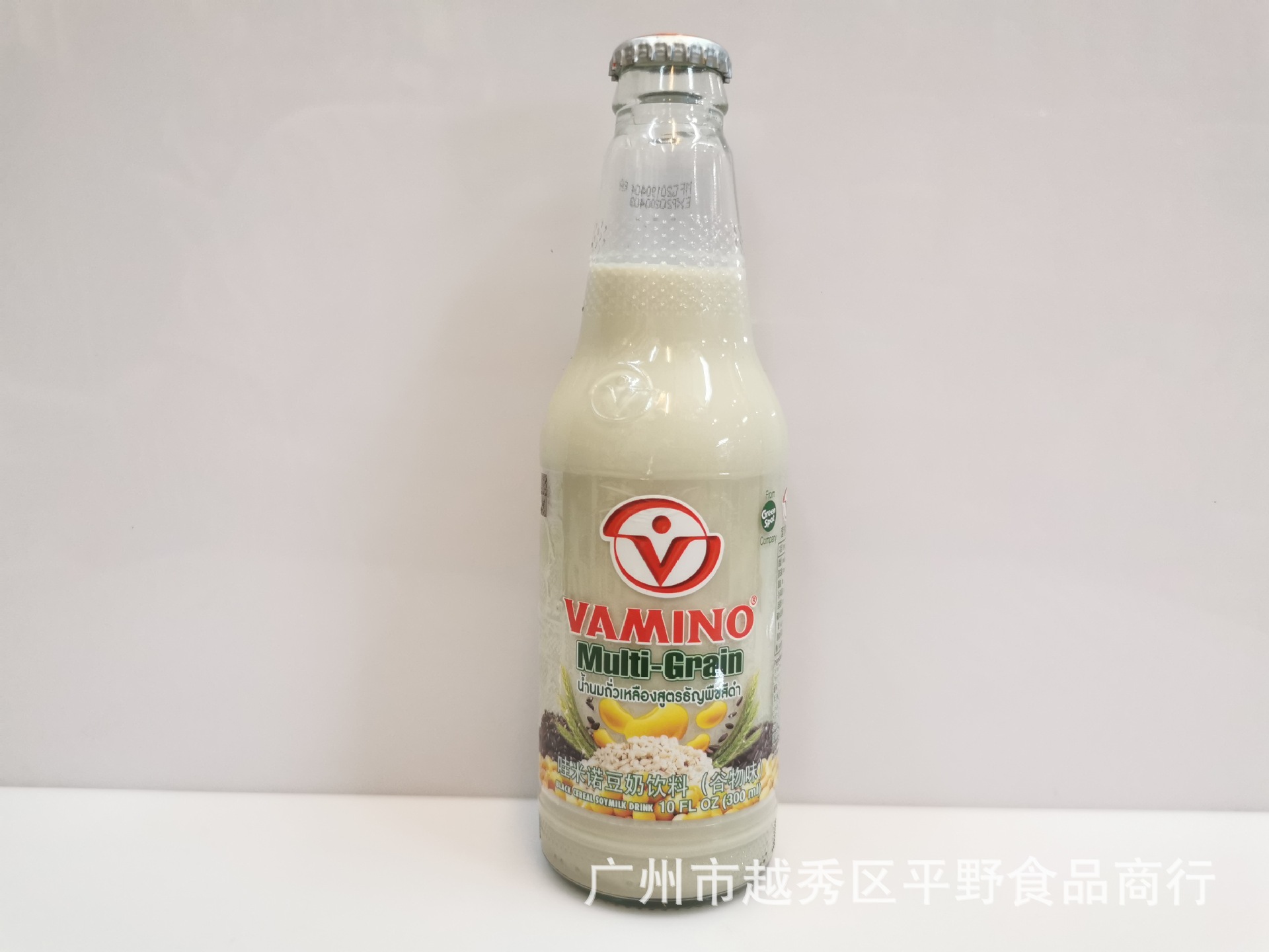 批发 泰国进口vamino哇米诺原味豆奶饮料玻璃瓶饮品300ml