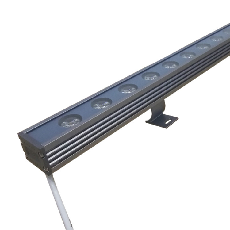 新款led洗墙灯18w24w户外防水rgbw外控dmx512洗墙灯带挡光板洗墙