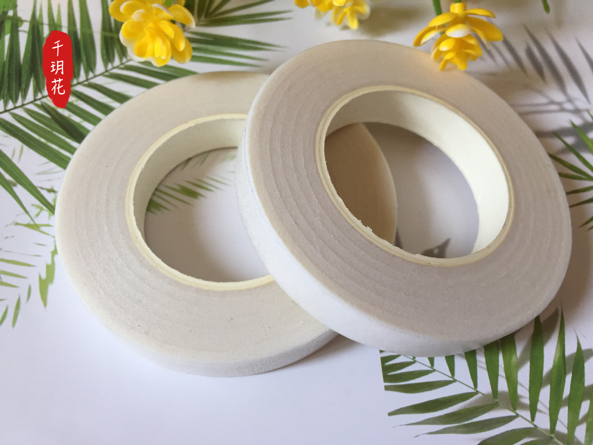 花艺胶带 彩色丝网花仿真花假花艺胶带绿胶布花艺绿胶带 粘性胶带