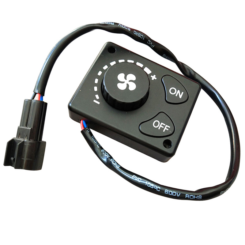 汽车暖风机配件 旋钮开关不带遥控 驻车12v24v加热器开关远程控制