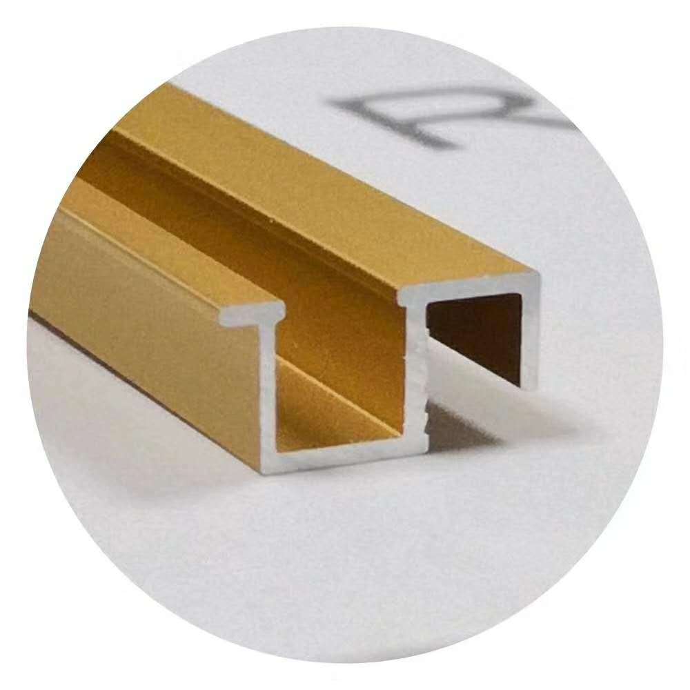 玻璃卡条 橱柜门板衣柜门板铝合金门板玻璃卡条厂家直销批发