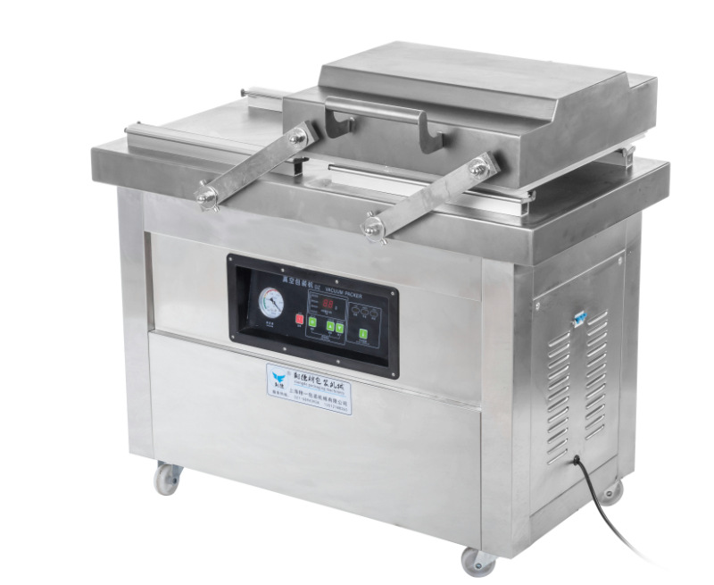 上海供应500型双室真空包装机 食品真空机大型真空封口机干湿两用