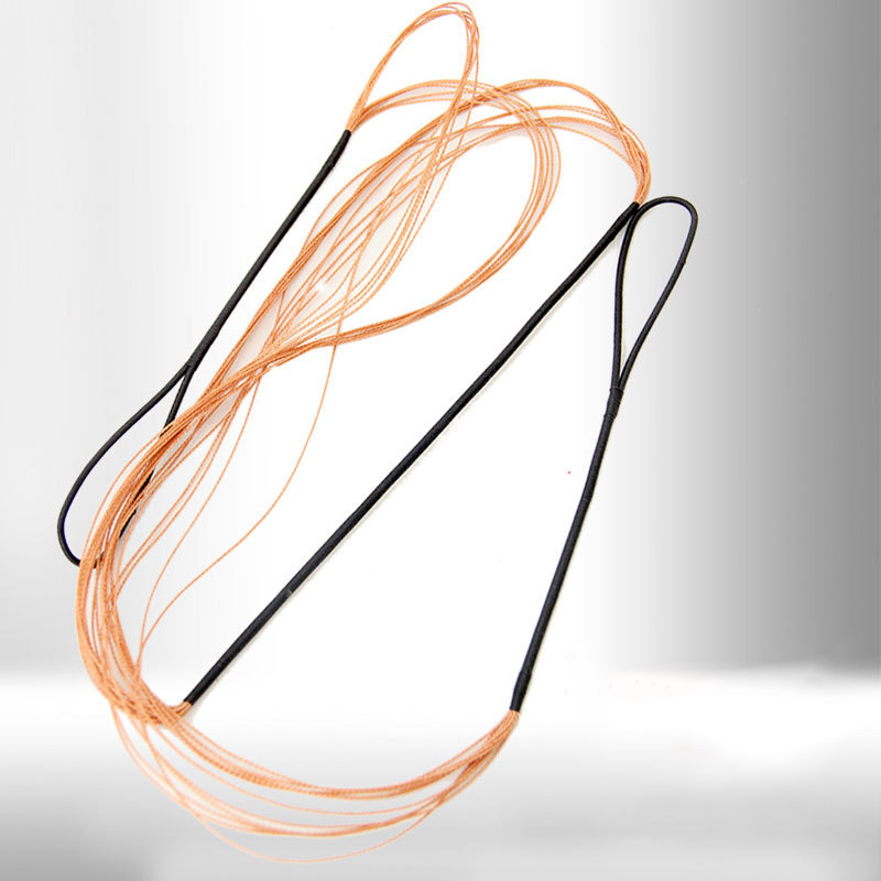 直拉弓弦纯手工编织绕拉线尼龙轮胎线传统弓箭射箭50英寸通用弓弦