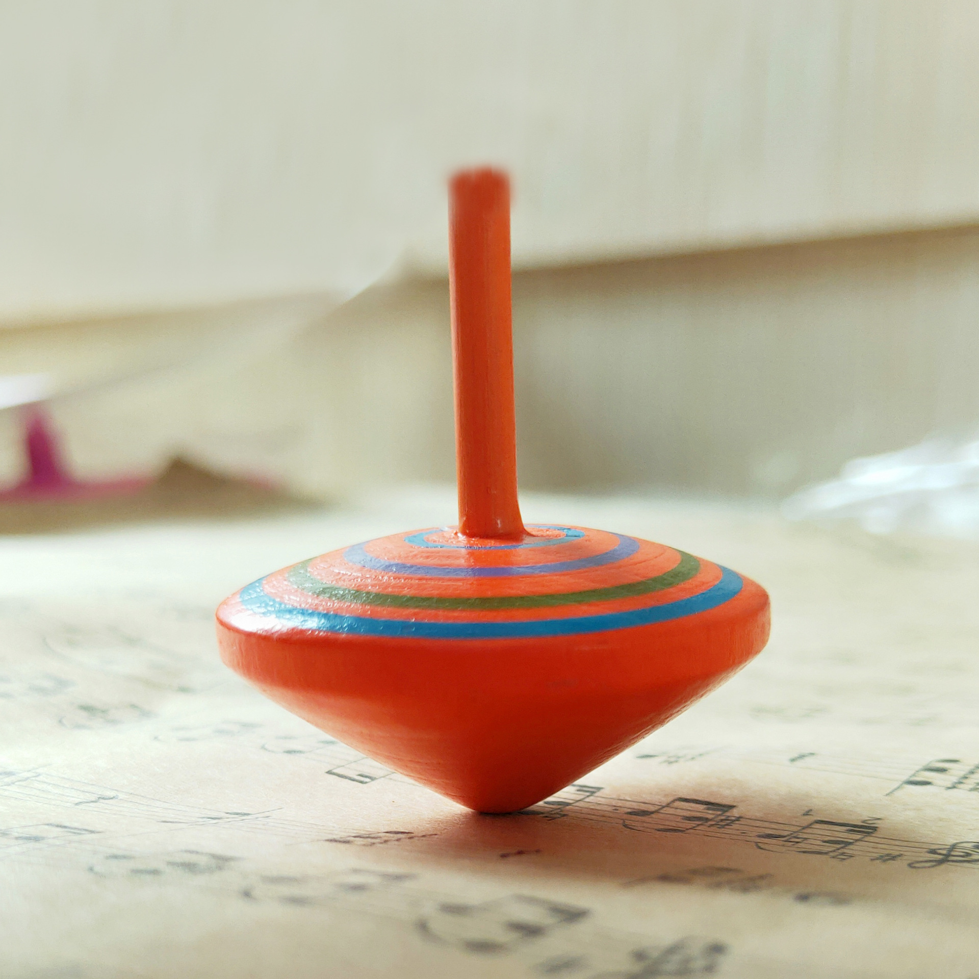 木质小陀螺 桌面减压木制玩具幼儿园开业活动促销小礼品赠品