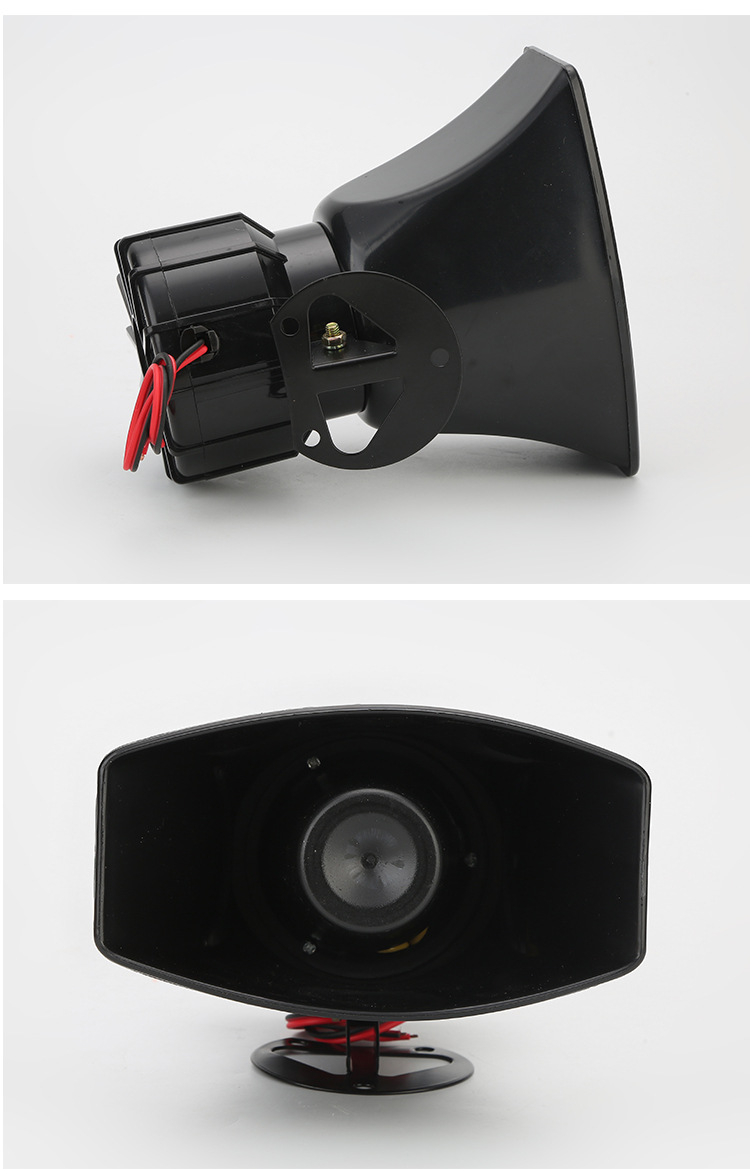 供应大功率60瓦报警器高音喊话喇叭高分贝椭圆形电子报警器bj-60a