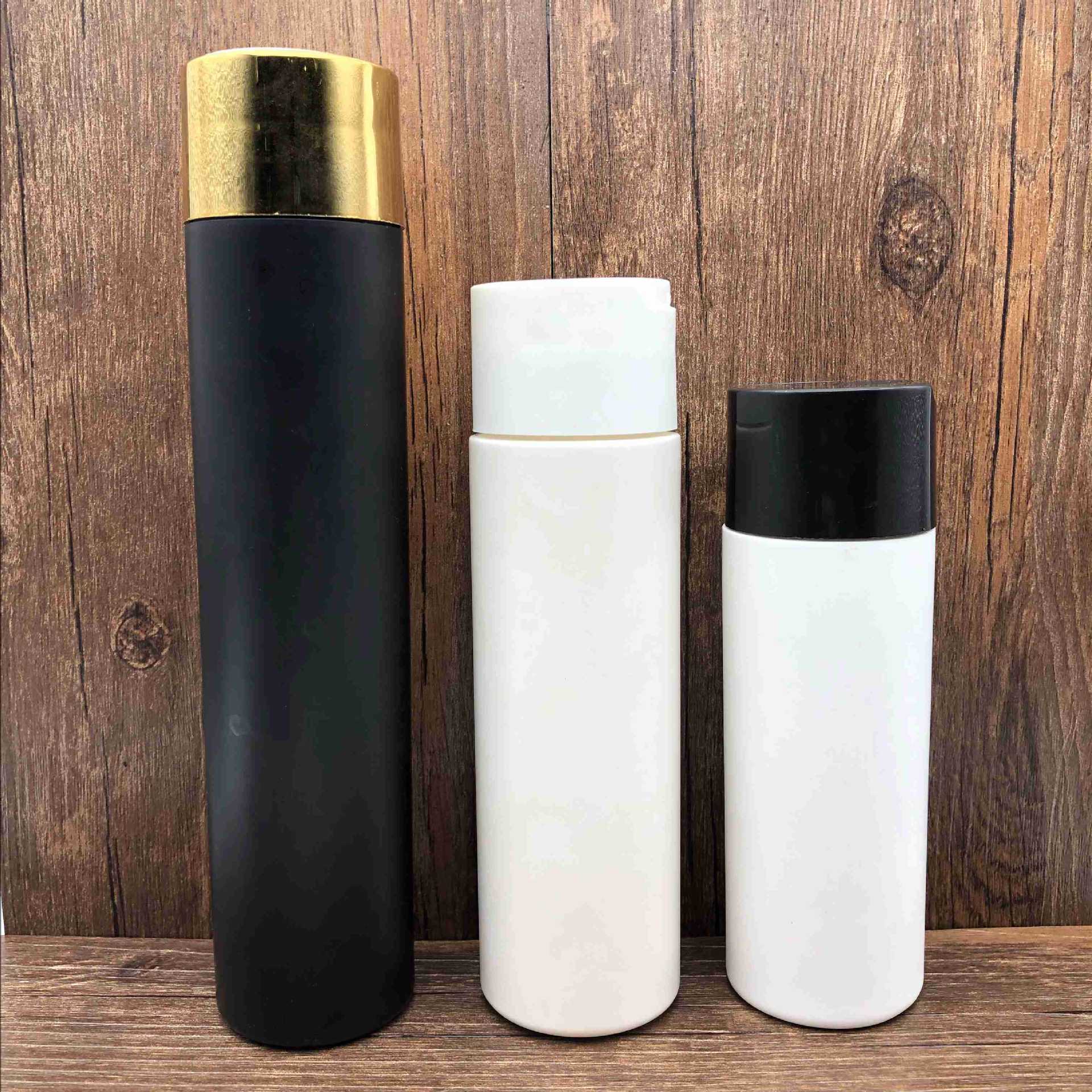 厂家直销-pe-180ml-220ml-300ml直身直角圆瓶-洗发水瓶