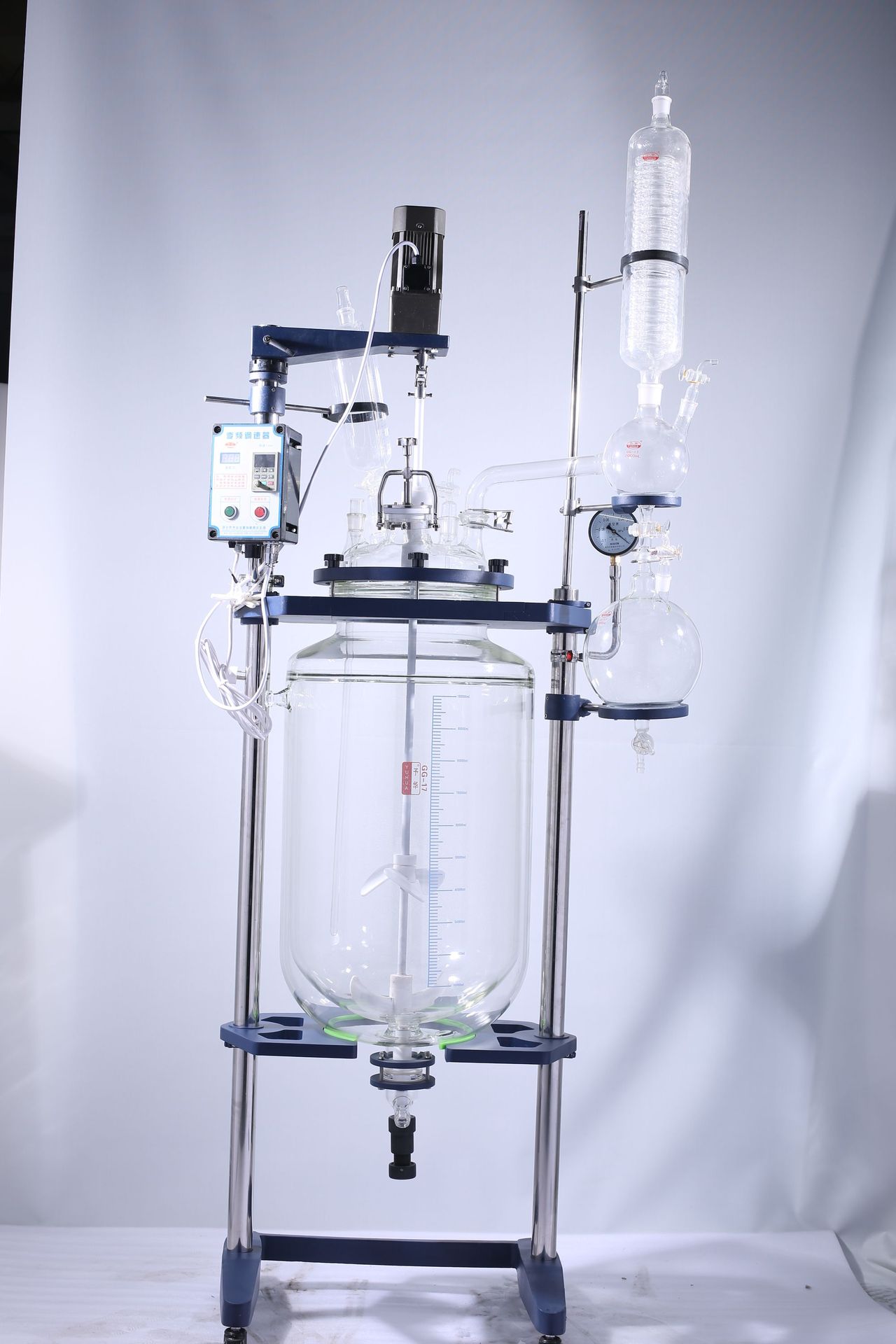 yhgsfs-50l;三层玻璃反应釜出口型
