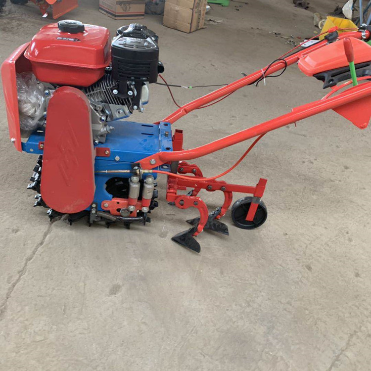 厂家直营新款柴油小红牛单链轨犁地机20微小型翻地开沟链轨微耕机