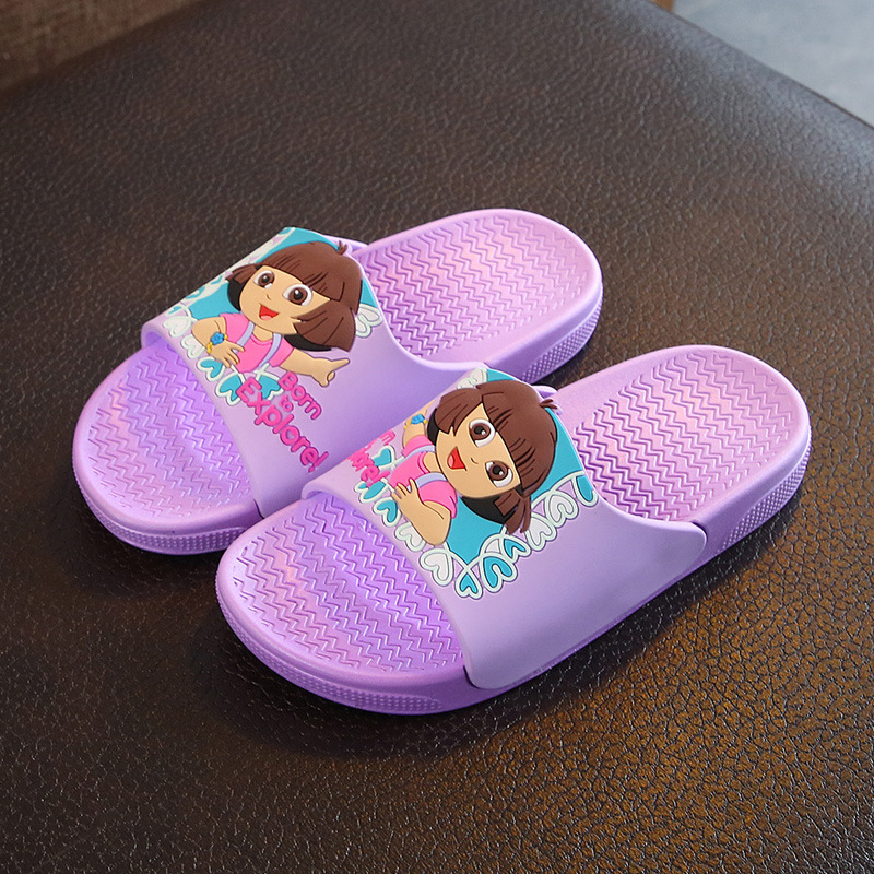 0成交2双朵拉儿童拖鞋女童夏6-13岁中大童家居室内家用凉拖可爱公主小