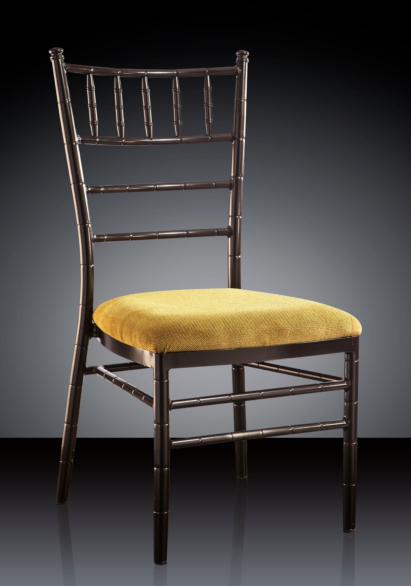 定制原创设计新品酒店欧式西餐餐椅竹节椅餐厅椅子恒鑫雅