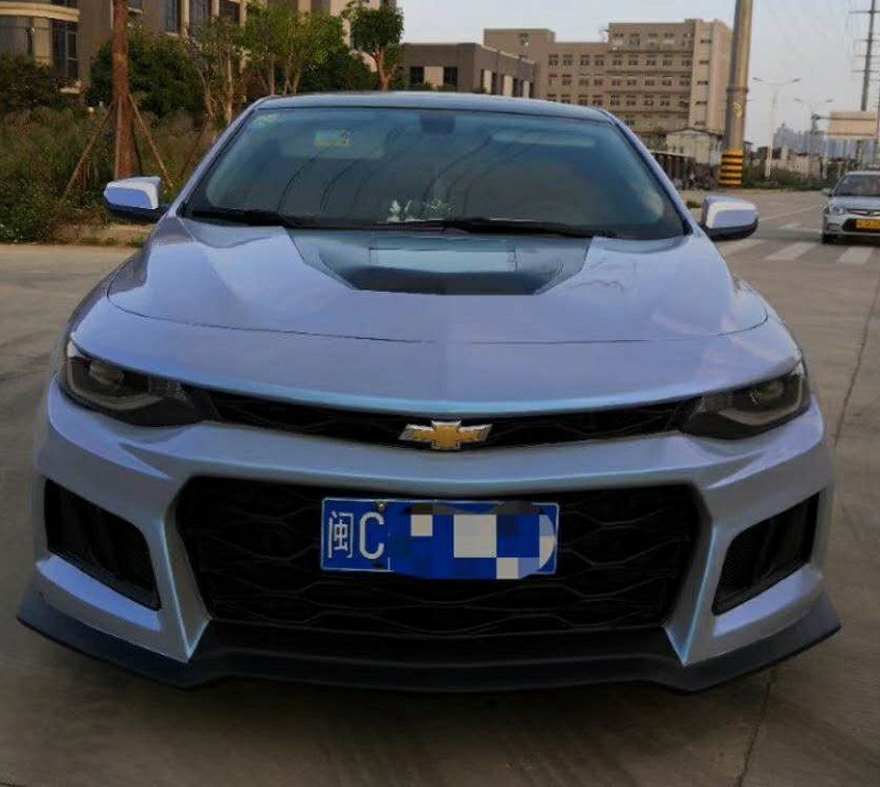 适用雪佛兰迈锐宝xl大包围前杠迈锐宝xl改装大黄蜂zl1前杠abs塑料