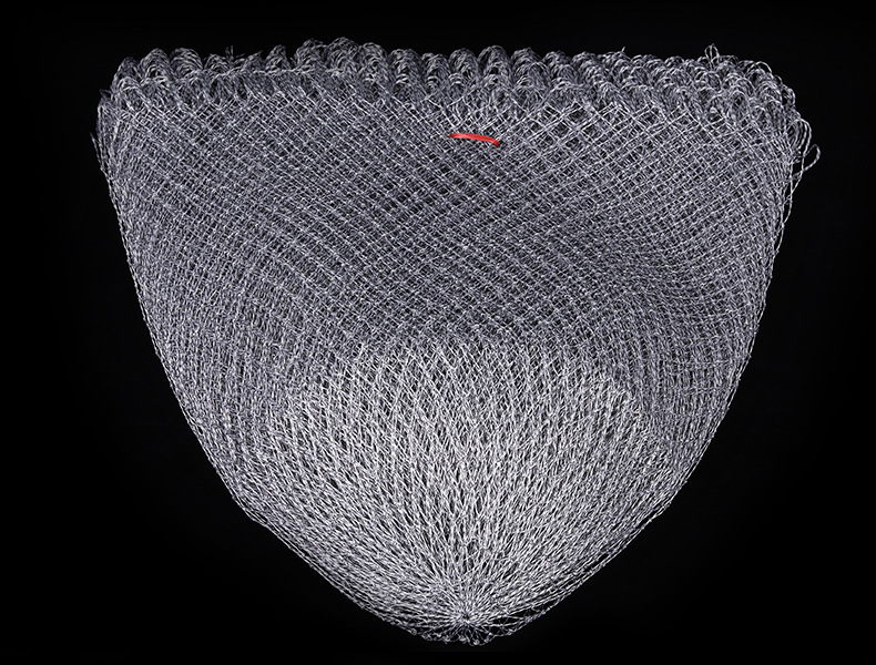 厂家直销大力马线抄网头 银灰色网球拍线抄网 渔网渔具不带抄网圈