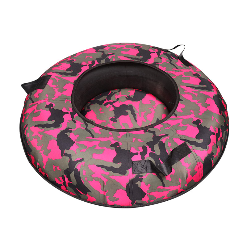 充气1米双人滑雪圈成人加厚耐磨旱雪滑道儿童游乐园橡胶滑圈内胎