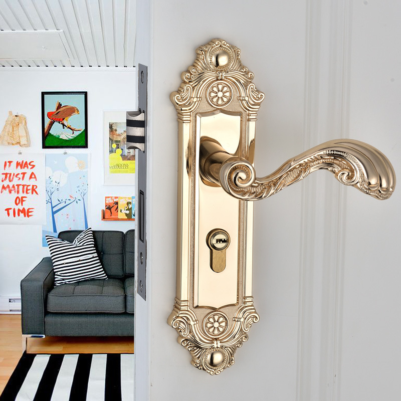 申士牌9472a2铁门锁全铜锁芯老式防盗丰收申翔可用插芯门锁包邮-报价