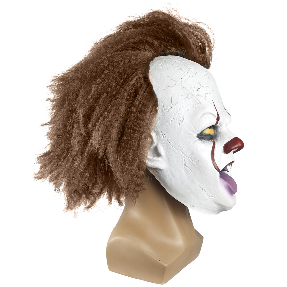 2019新款小丑回魂2面具头套 电影周边pennywise万圣节恐怖面具