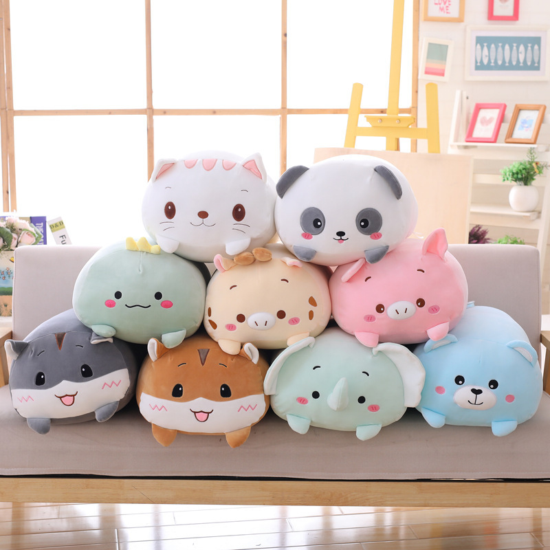 Cross-Border Cartoon Cute Animal Panda Doll Plush Toys Pillow Doll Wholesale Foreign Trade Prize Claw Doll Gifts
