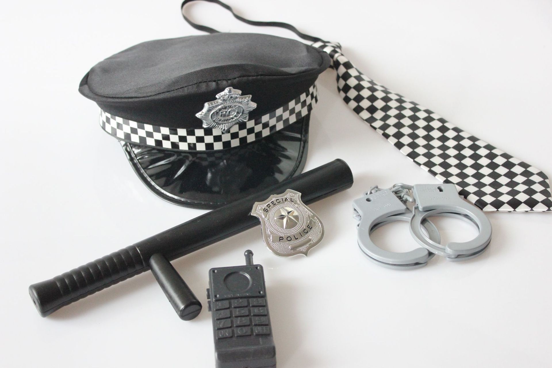 儿童趣味过家家玩具仿真警察套巡逻表演道具厂家直销