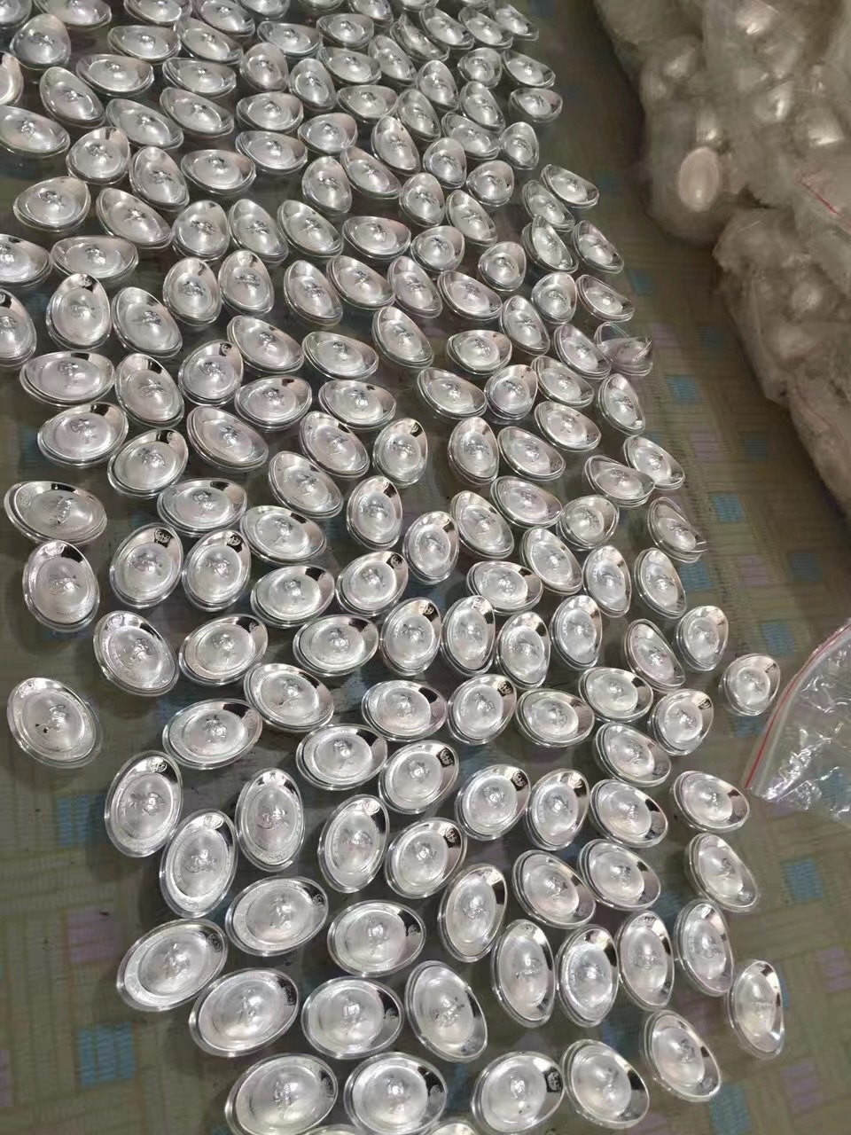 足银2 3 5 10克银足银福元宝定制一锭银元宝套装保险促销礼品批发