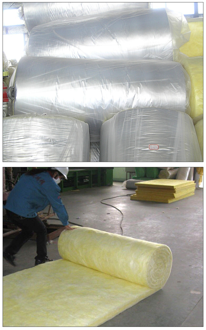 龙飒离心装饰装修玻璃棉卷毡a1阻燃隔音板玻璃棉卷毡批发保温棉