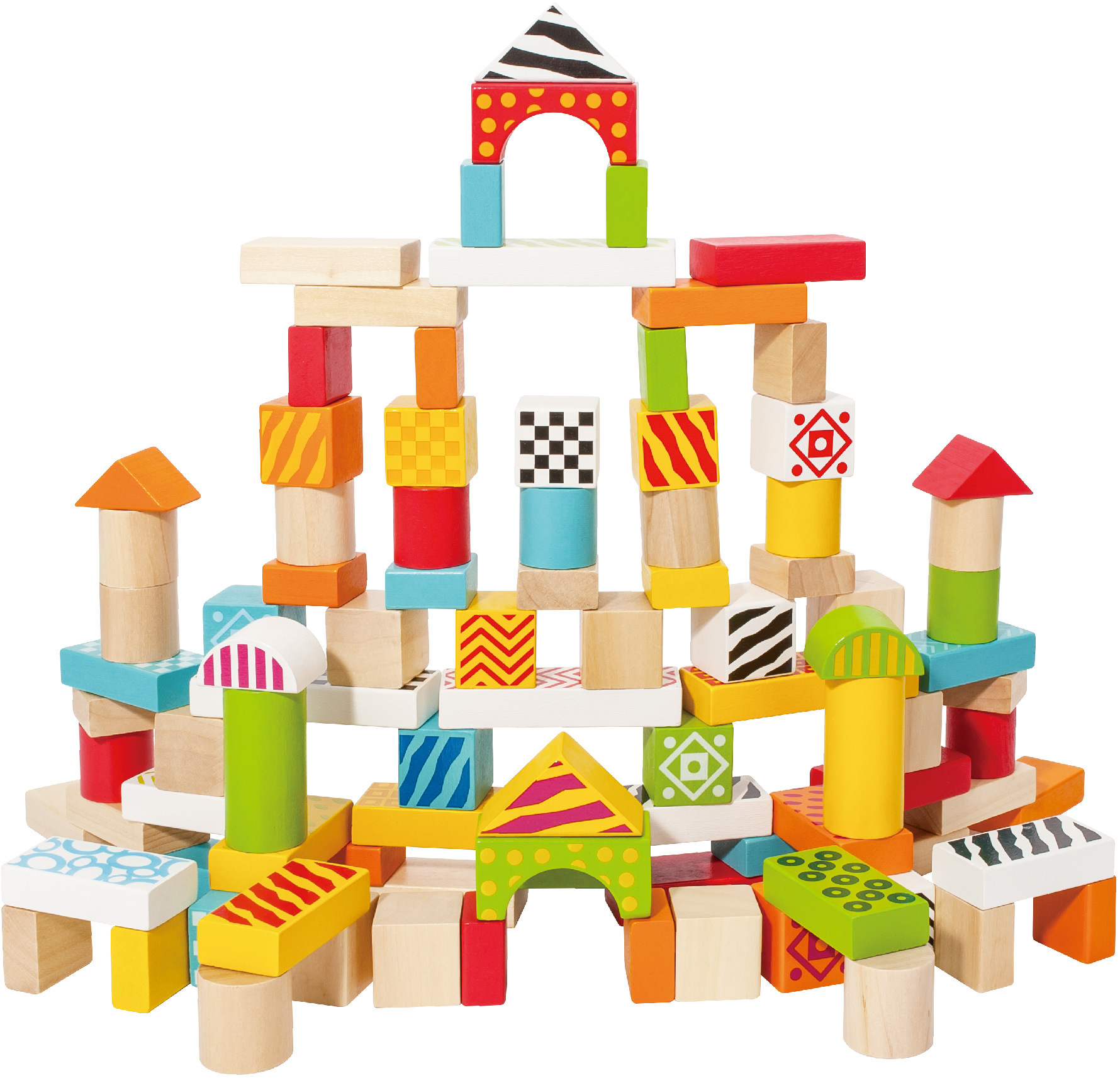 100粒纹路积木木制木制早教 益智,科教 早教亲子互动玩具儿童