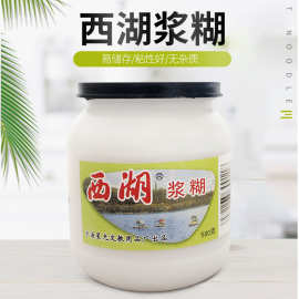 西湖浆糊500克塑料瓶装 白嫩均匀粘性好白胶