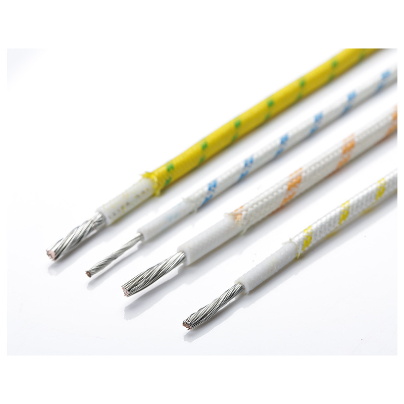 agrp硅胶编织高温线 玻璃纤维绝缘镀锡铜电子线 低偏芯率硅胶线