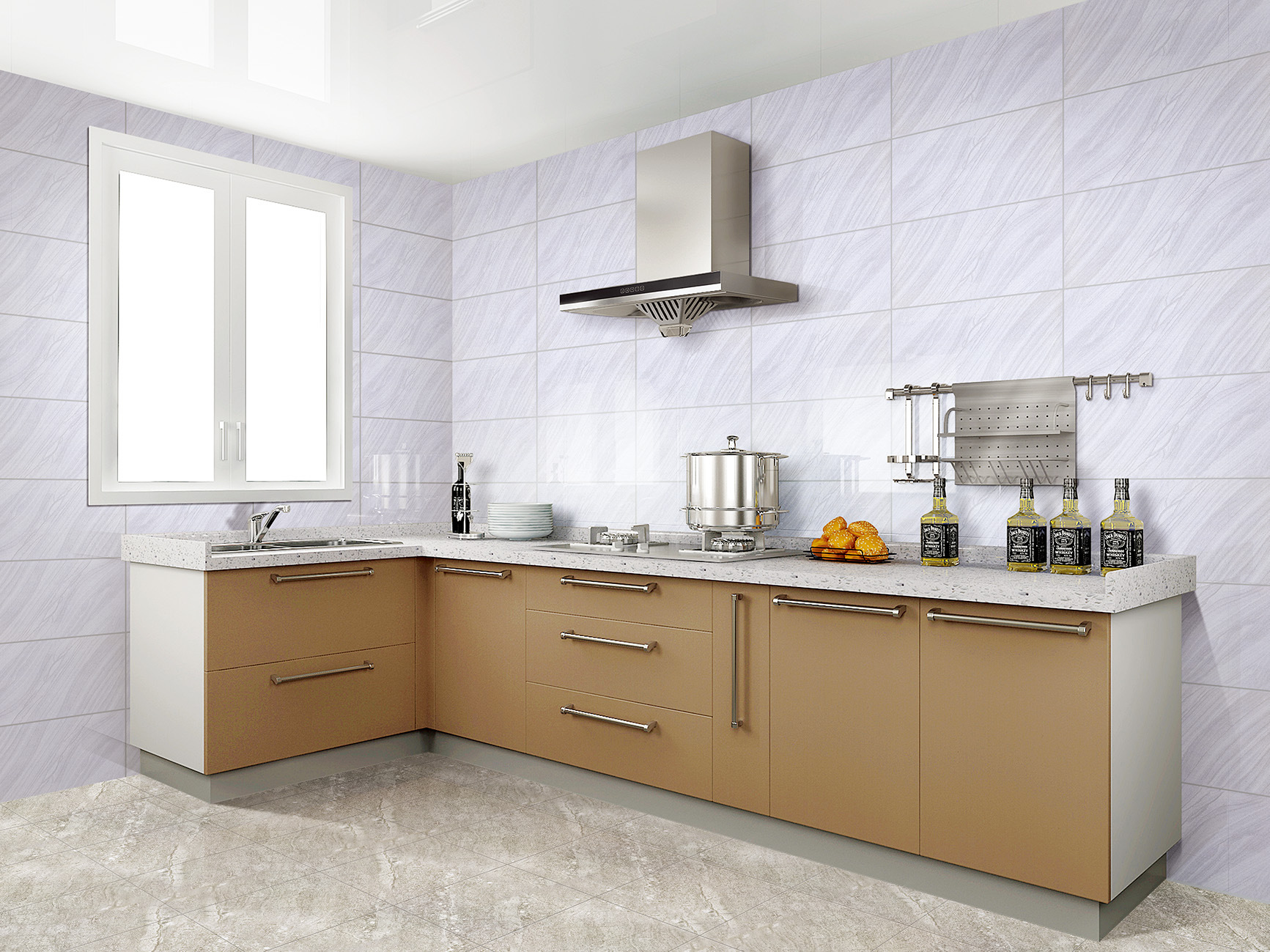 厨卫瓷砖300x300瓷质仿古小地砖 卫生间瓷砖300x600厨卫瓷砖 配套