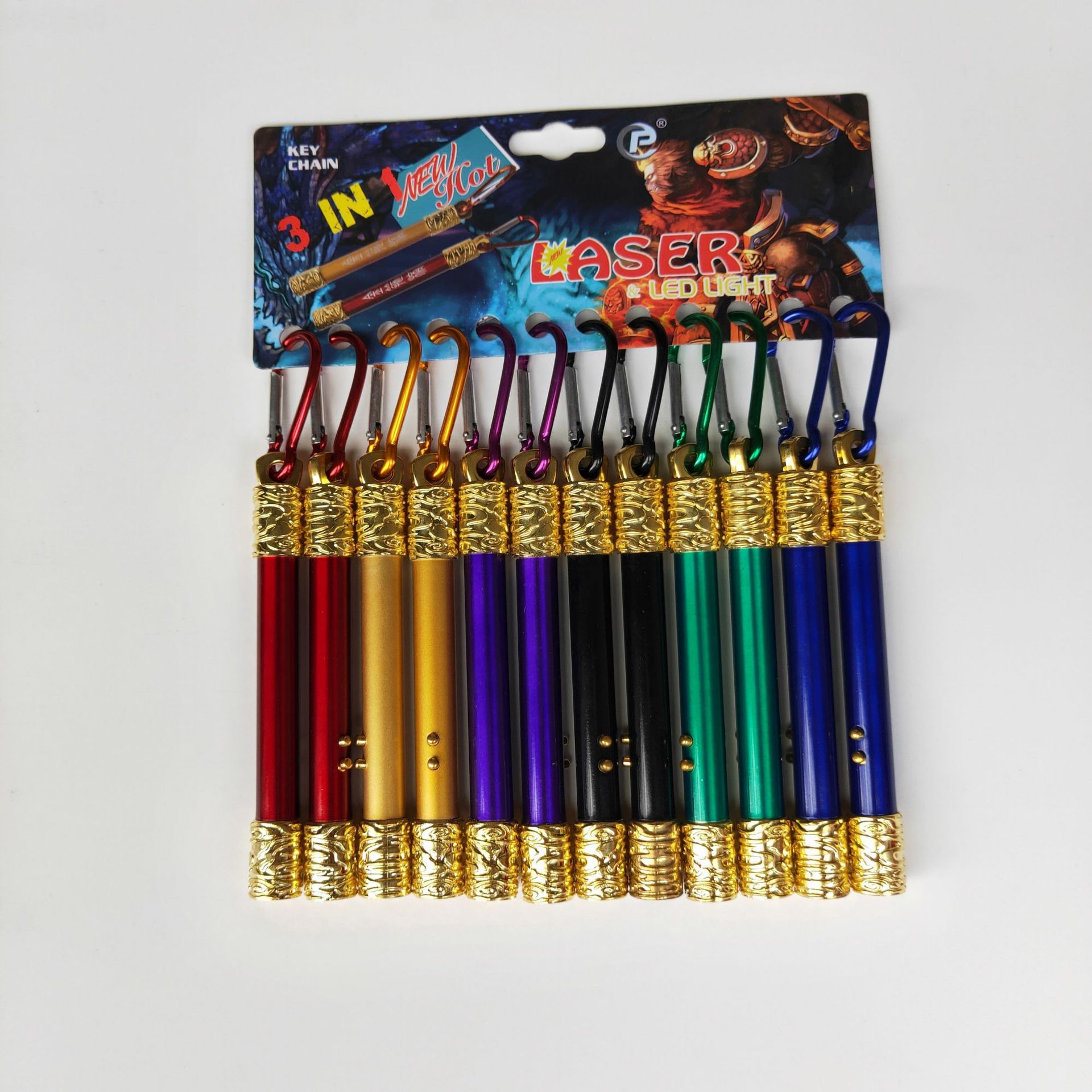 金箍棒 三合一激光笔 验钞灯 led照明 便携式防伪紫外线 厂家直销