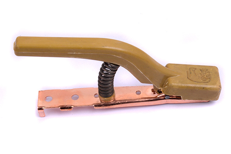 厂家直销纯铜电焊把防烫焊接工具配件焊把钳 大象加重电焊钳批发