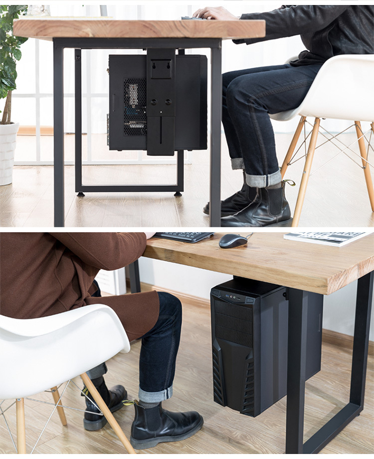 brateck电脑桌主机箱托架可调节伸缩升降移动放置托盘吊架cpb-6