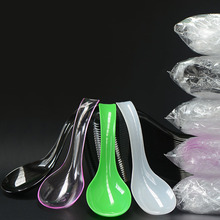 加厚塑料中式小调羹大号 一次性塑料勺子独立包装一次性餐具