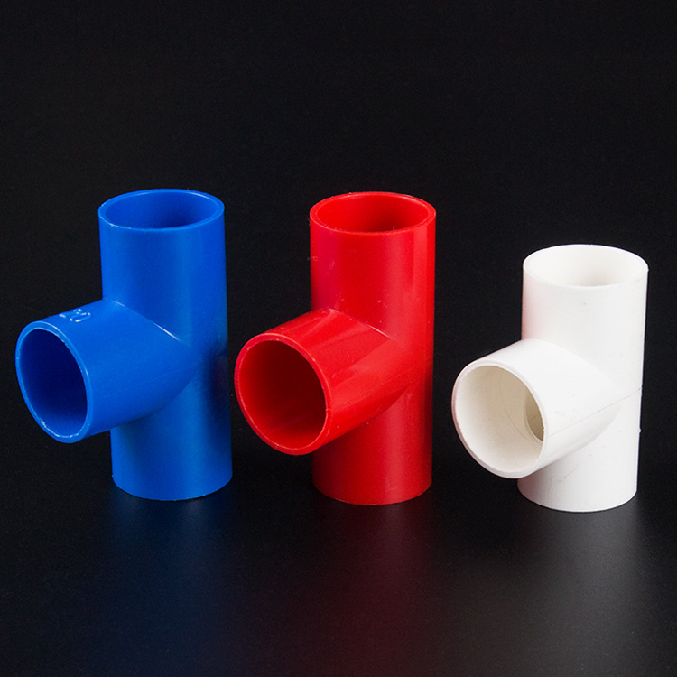 厂家批发 16 20 25 32 40国标加厚阻燃 pvc线管三通 塑料接线三通