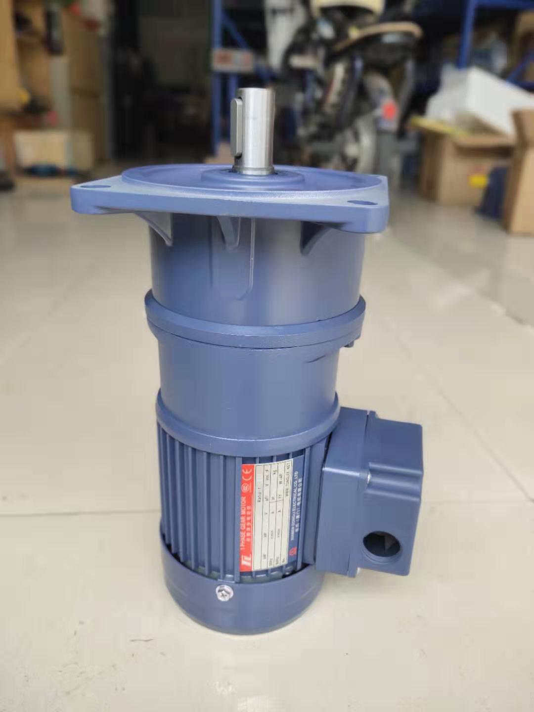 台湾东力电机单三相电压齿轮减速机100w立式安装马达正品厂家直销