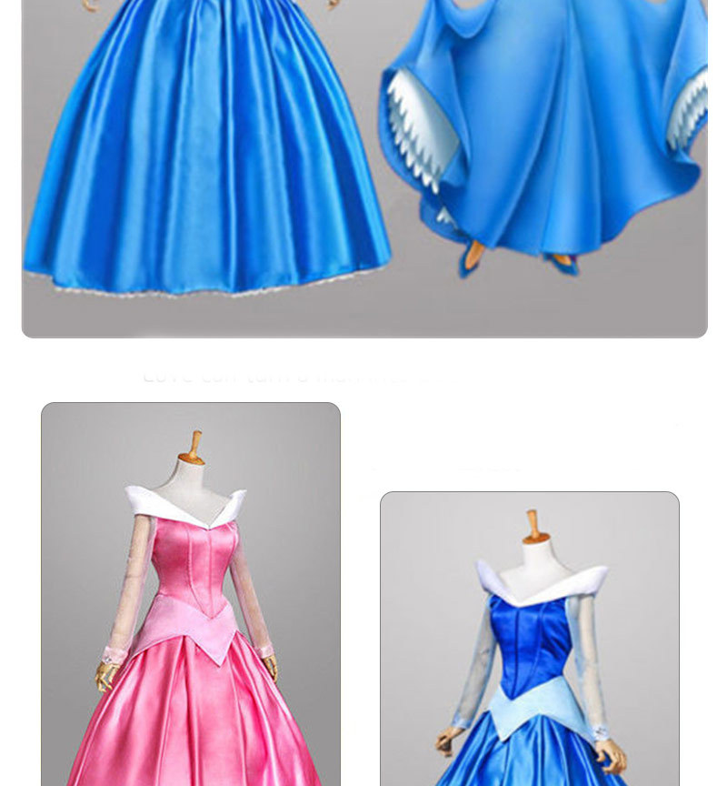 格林童话睡美人cos服爱洛公主裙演出服cosplay服角色扮演服装现货