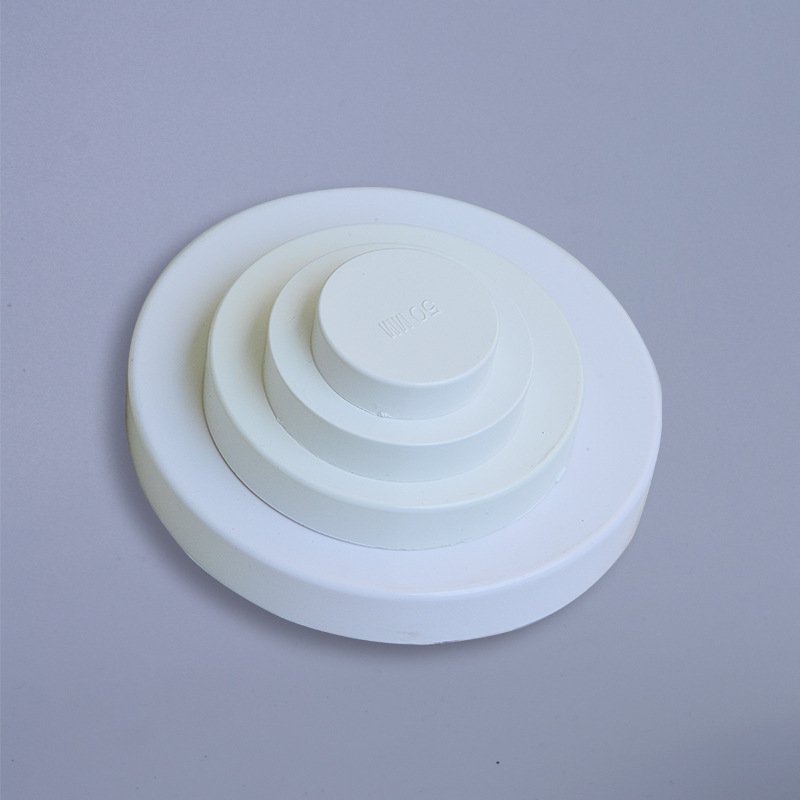 管帽pvc管材配件110堵头闷子堵盖闷头管堵名德塑胶管件厂价批发