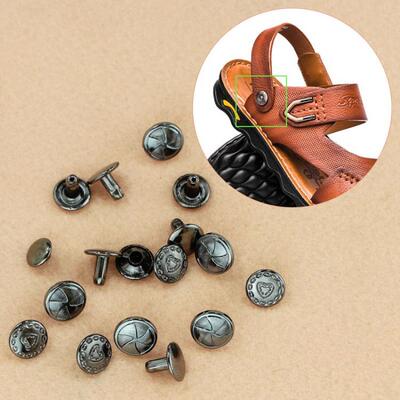 子母铆钉鞋扣沙滩鞋后带扣鞋纽扣辅料沙滩鞋拖鞋铆钉凉鞋后跟鞋
