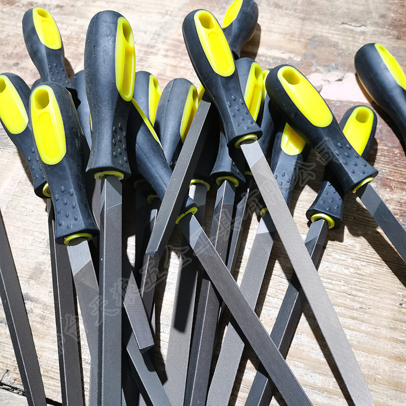 8寸粗齿中齿细齿200mm三角锉刀 三棱挫金属 钢锉 钳工 天狼工具