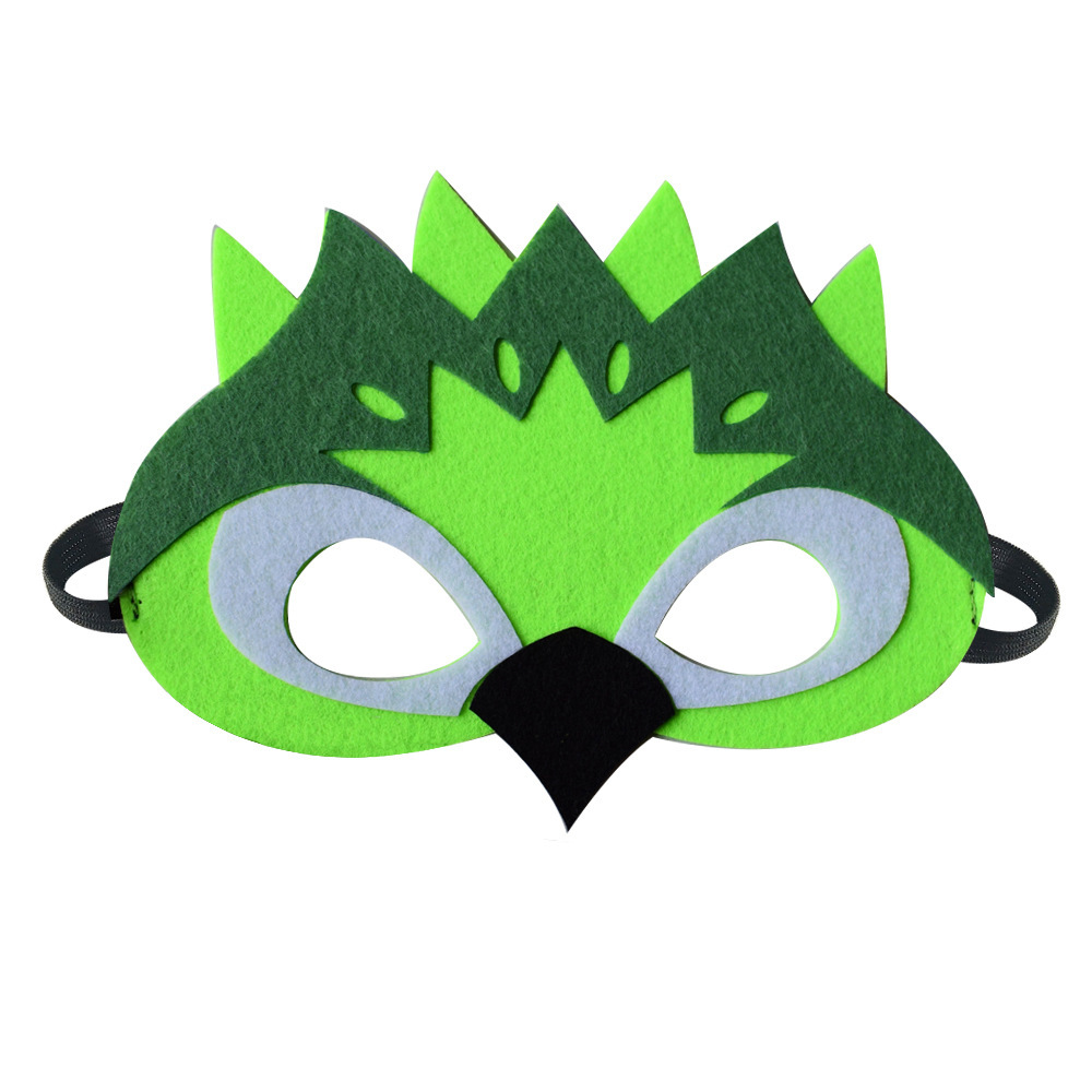 儿童活动用品猫头鹰面具面罩动物面具幼儿表演派对活动 男女