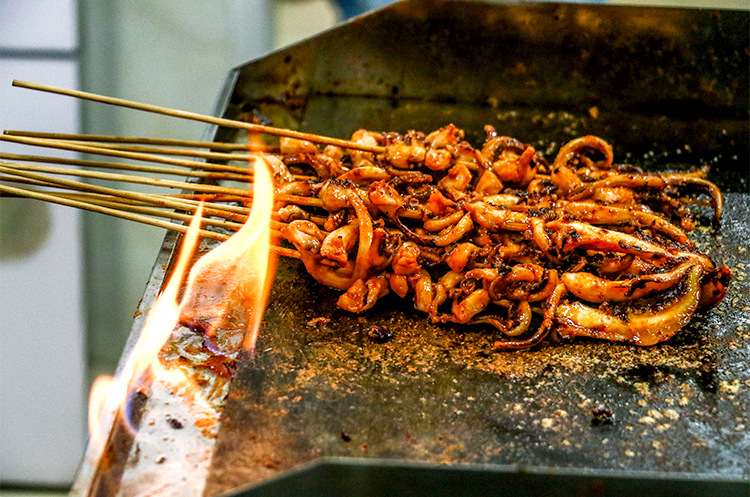 其他加工水产品-【网红爆款】铁板烧烤夜市食材现货凤舞章鱼串鱿鱼须