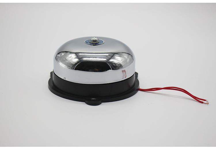 不锈钢内击式电铃 uc4-100mm 4寸铁皮镀铬电铃 工厂塔吊电铃