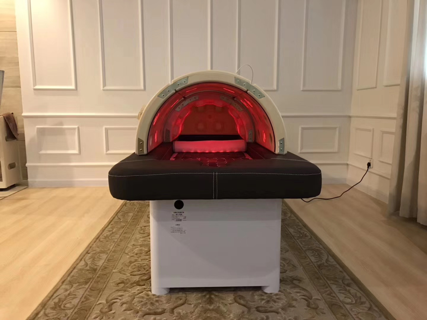 远红外线无烟艾灸艾灸理疗仪器 3d艾神 艾灸仓仪器 砭石实木艾灸