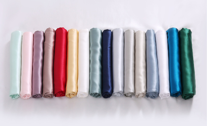 真丝枕套 美容正宗19姆米双面桑蚕丝素绉缎 厂家供货可定制