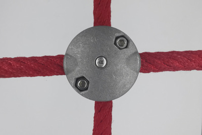 分体十字扣 爬网扣 十字结 爬网固定件 爬网十字交叉扣