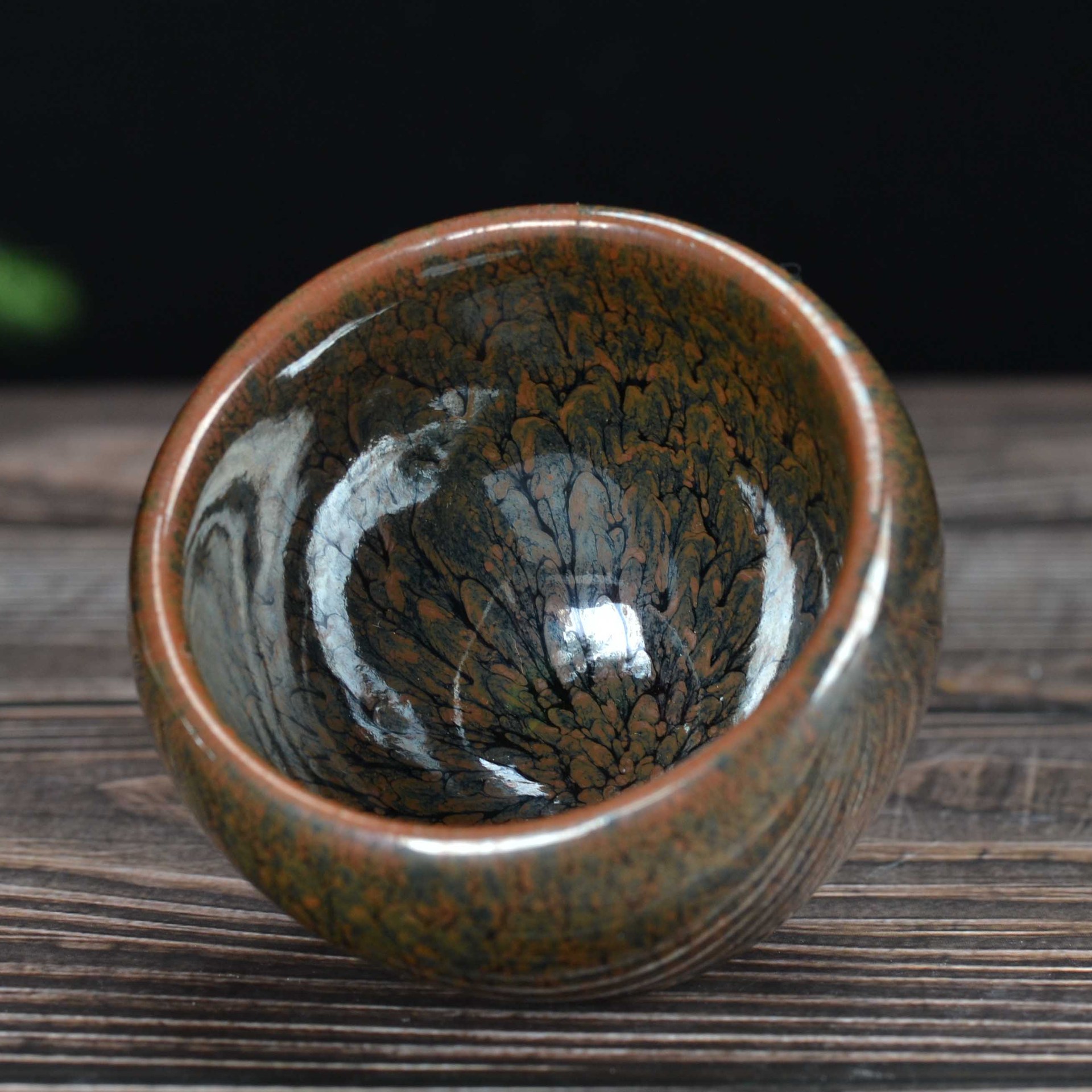 建阳建盏 百花盏手握 菊花盏鸡蛋杯蛋蛋杯小口径建盏杯 茶杯批发